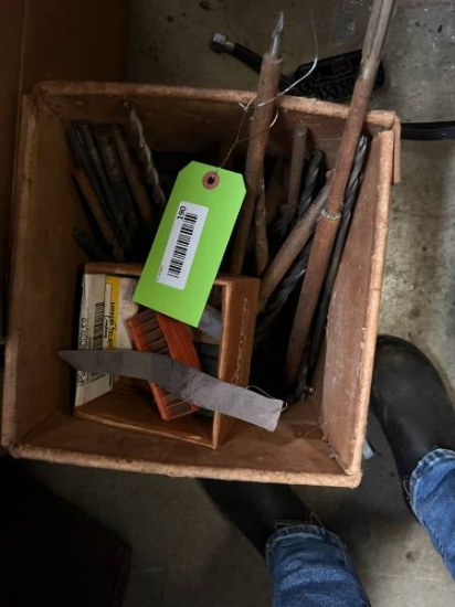 Used Tool Bundle Drill Bits Knife  Brush Set