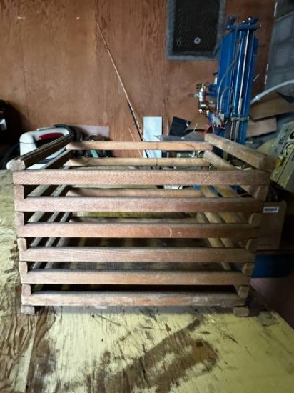 Rustic Wooden Storage Crate