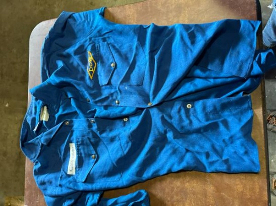 Blue Work Uniform Shirts