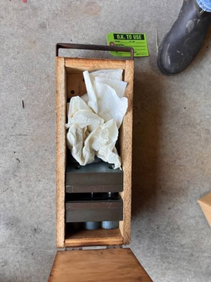 Tool Die Set Metalworking Dies Wooden Case