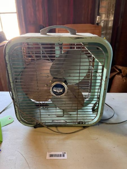Country Aire Aqua Metal 3-Speed Box Fan