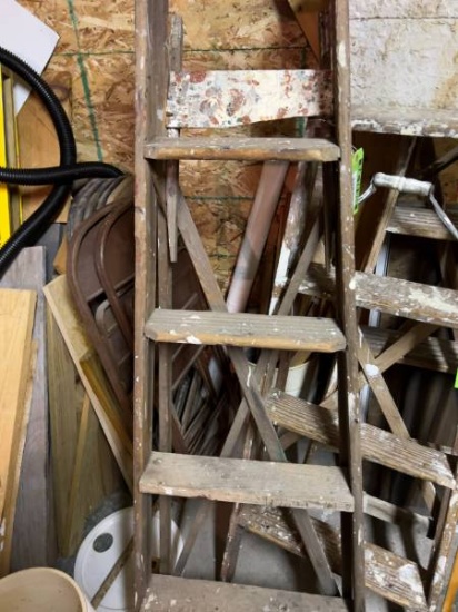 Rustic Wooden Step Ladder