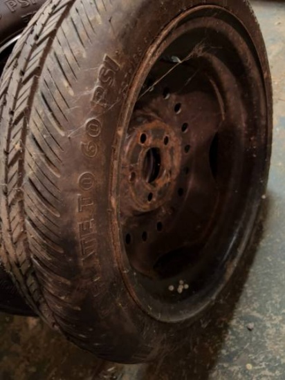 Spare Tire 60 PSI Dark Rim Used