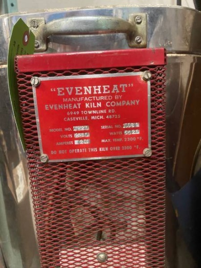 Evenheat oven 2300F Max Temp