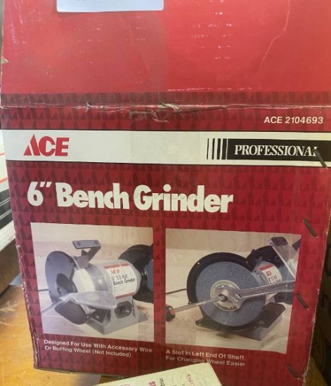ACE 6in bench grinder