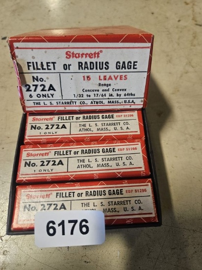 Starrett Fillet Or Radius Gage