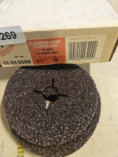 Milwaukee Aluminum Oxide Sanding Disc