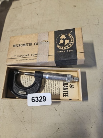 Jt Slocomb Co Micrometer Calipers