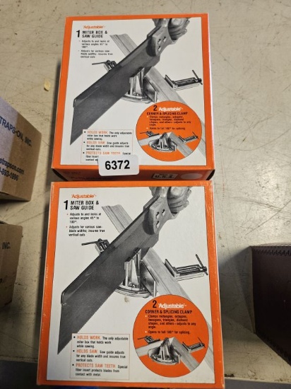 Adjustable Miter Box & Saw Guide
