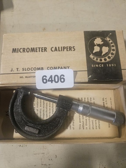 Jt Slocomb Co Micrometer Calipers