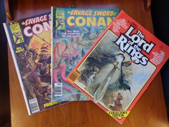 Lot of 3 Fantasy Comic Books