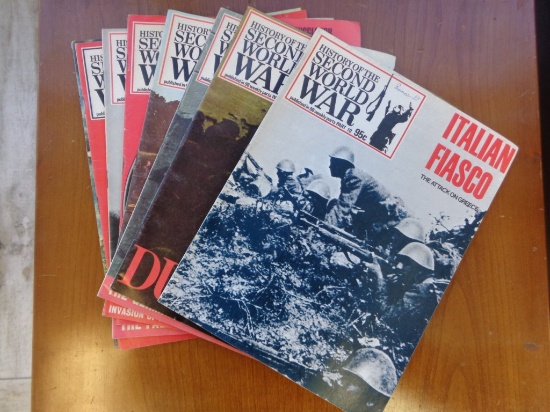 Lot of 8 History of WWII Magazines