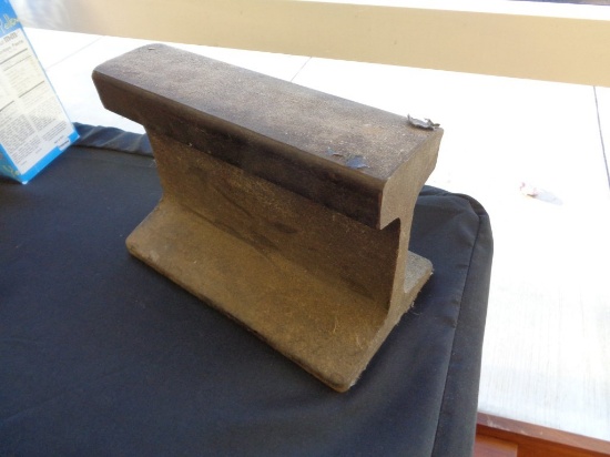 10" Piece of Railroad Tie useful as an Anvil