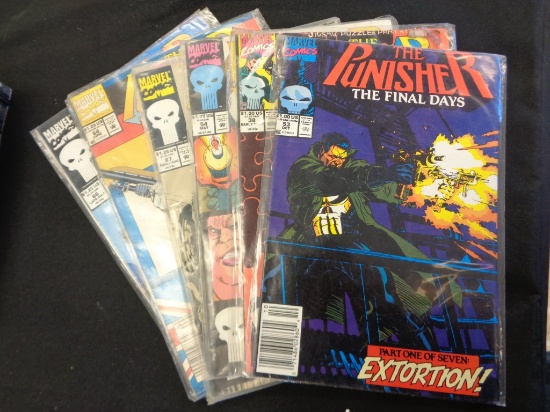 Lot of 6 Punisher Comics