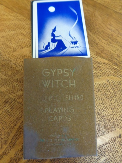 Vintage Gypsy Witch Fortune Telling Playing Cards