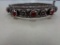 Hinged Bangle Bracelet 800 Silver 11 Stones