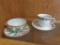 Lot of 2 VTG Chinese Tea Cups and Saucers