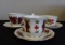 3 VTG England Bone China Tea Cups and Saucers