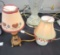 Lot of 2 Small Desk Lamps