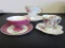 Lot of 3 VTG Japanese Tea and Saucers