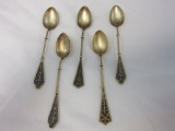 Lot of 5 925 Silver Spoons