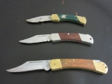 Lot of 3 Single Blade Pocket Knives