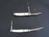 Lot of 2 Small Double Bladed Pocket Knives