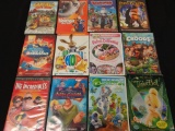 Lot of 12 animated family movies