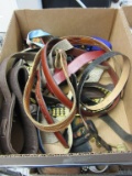 Box Lot of Assorted Belts