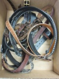 Box Lot of Assorted Belts