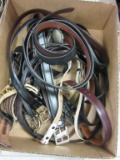 Box Lot of Assorted Belts Sz 32