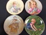 Lot of 4 collector plates