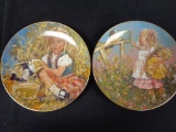 Lot of 2 collector plates