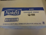 Lot of 12- Naked Coconut water