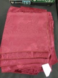 Red Polyester Tablecloth