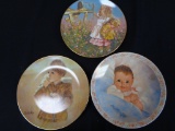 Lot of 3 collector plates