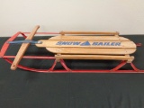 Vintage Sled - Snow Sailer