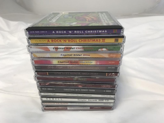 Lot of 14 CHRISTMAS  Music CDS