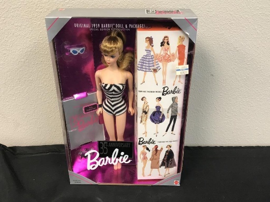 1993 Barbie 35th Anniversary Doll NEW 1959 Repro