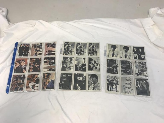 Lot of 27 BEATLES Trading Cards From the 1960's