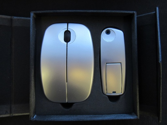 Silver RF Wireless Optical Mouse