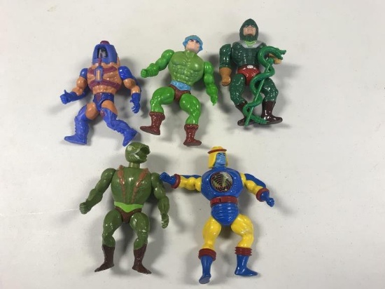 Lot of 5 HE-MAN Action Figures from the 1980's