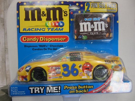 M&M's "Racing Team" Candy Dispenser Car