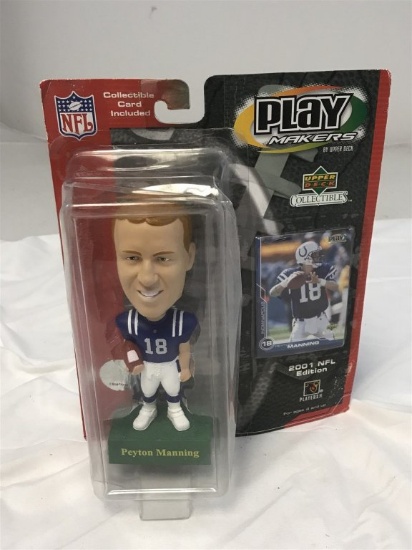 PLAYMAKERS PEYTON MANNING COLTS 2001 BOBBLEHEAD