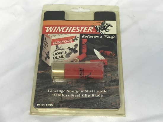 Winchester 12 Gauge Shotgun Shell Pocket Knife NEW