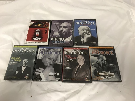 DVD Lot of 7 ALFRED HITCHCOCK Movies