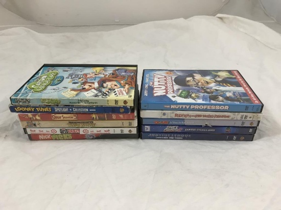 Lot of 11 CHILDREN DVD Movies- Cartoons