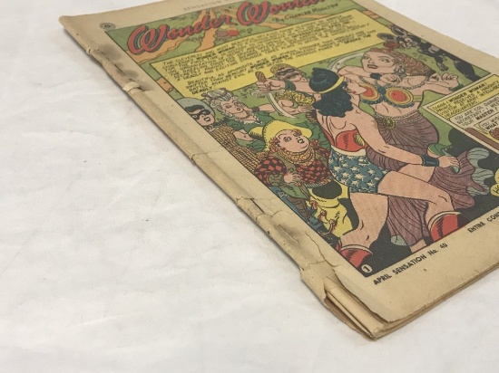 1945 Sensation Comics Wonder Woman #40 Comic Book