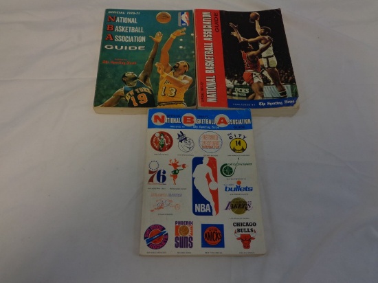Lot of 3 Vintage Paperback Basketball Guides