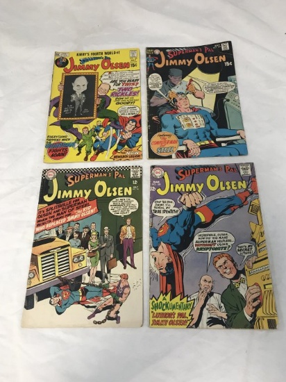Lot of 4 Vintage Superman JIMMY OLSEN Comics